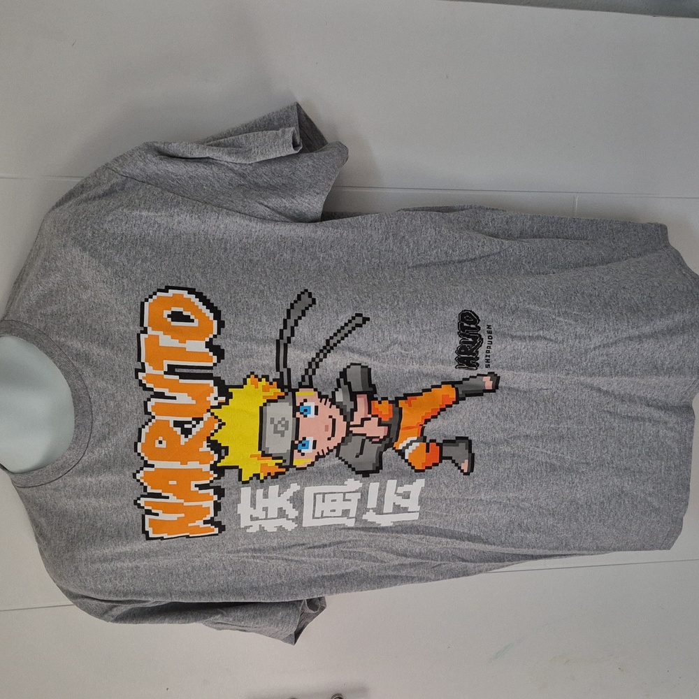 Naruto Shippuden Pixel Character t-shirt tee XL